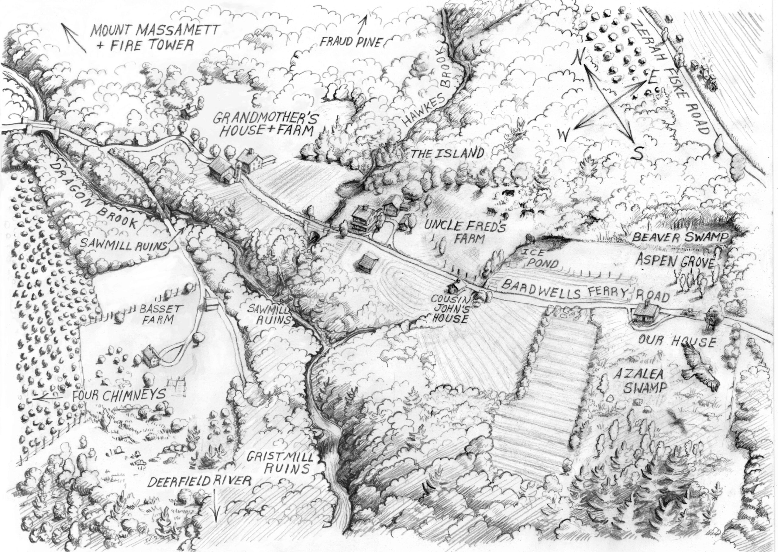 Shelburne heritage map 1956 10000 Days In The Woods